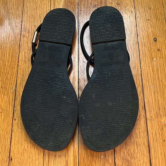 EUROPEAN UNA MANGA sandals by HAVIANAS like new! Size 38 Eur 40 USA 9 - Picture 2 of 6